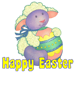 Картинка с надписью: С праздником Пасхи  - новые